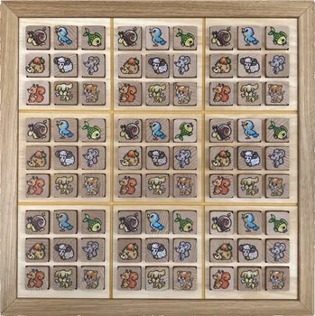 Hlavolam T-Wood Zvířátkové sudoku