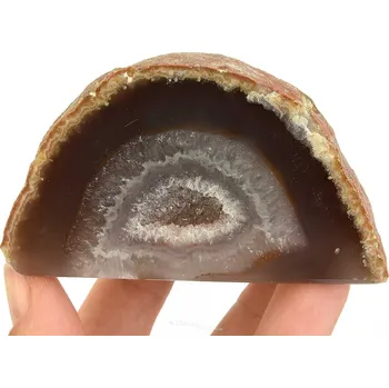 Sběratelství Geoda z achátu s dutinkou z Brazílie 173g