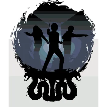 ZUTY Malování podle čísel - HARRY POTTER, HERMIONA A RON V TEMNOTÁCH Rozměr: 40x50 cm, Rámování: bez rámu a bez vypnutí plátna