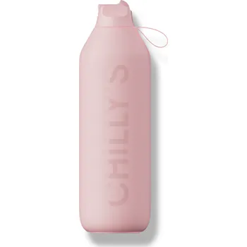 Láhev Chilly's Bottles Termoláhev jemná růžová 1000ml, edice Series 2 Flip