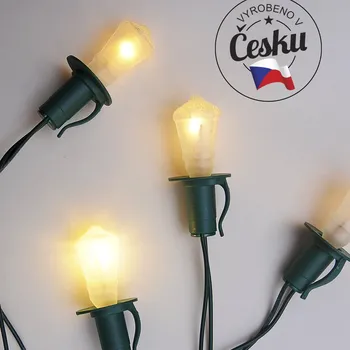 Dekorativní svítidlo Souprava Lucerna bílá TV-12, 12 žárovek x 20V/0,1A