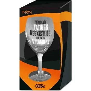 Sklenice Sklenice na víno - dokonalý tatínek
