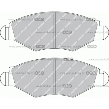Brzda na kolo Brzd.destičky FDB 1378 - FDB1378