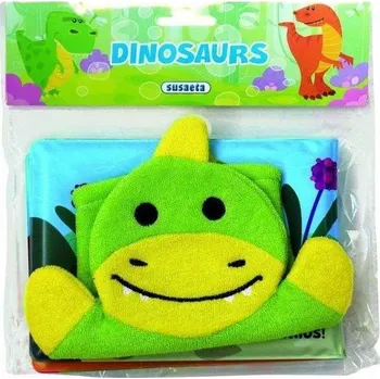 Cizojazyčná kniha Dinosaurs - Book & Mitt AJ