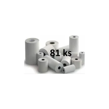 Kotouček do pokladny a tiskárny štítků Papírový kotouč papírová páska TERMO, 80/60/12 (43m) - 81ks