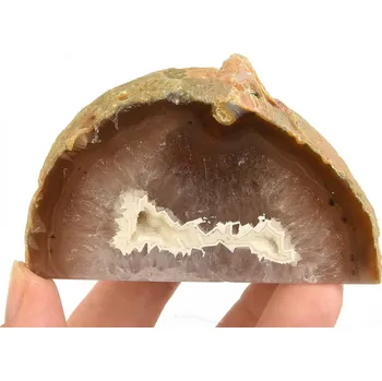 Přírodní kámen Geoda z achátu s dutinkou z Brazílie 199g