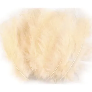 Pštrosí peří béžová světlá č.21