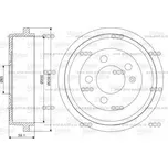 Brzdový buben VALEO 237099 - 237099