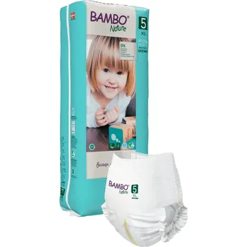 Plenkové kalhoty ABENA Bambo Nature Pants TALL 5 XL, 11-17 kg, 38ks plenkové tréninkové kalhotky