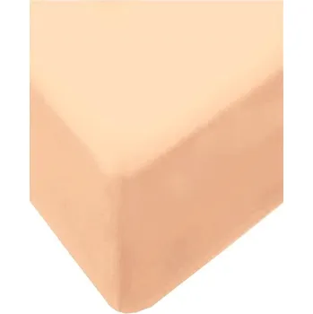 Prostěradlo 4sleep jersey s gumičkou 90/200 meruňková