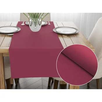 ubrus Dekorační běhoun na stůl BKS-414 Malinově červený 20x160 cm