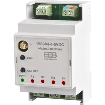 Termostat ELEKTROBOCK Dvou-kanálový přijímač WS304-4 5VDC