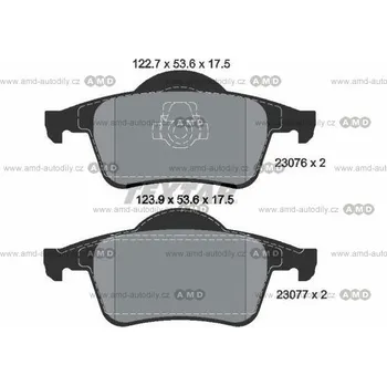 Brzda na kolo Brzdové destičky - 2307602