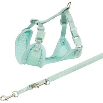 Postroj pro psa Trixie Junior Soft postroj s 2m vodítkem mátový 36-50 cm