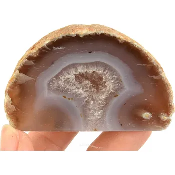 Sběratelství Achátová geoda s dutinkou z Brazílie 95g