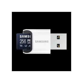 Paměťová karta Samsung PRO Ultimate microSDXC 256 GB UHS-I U3 V30 + USB adaptér