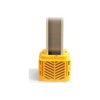 parkovací zábrana Ochrana sloupu A-SAFE Flexishield Column Guard – žlutá, v. 600 mm, 450×450 mm