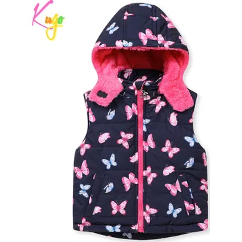 Dětská móda Dívčí vesta, zateplená - KUGO KB2337, tmavě modrá Barva: Modrá tmavě, Velikost: 104