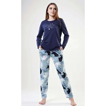 Dámské pyžamo Dámské pyžamo dlouhé SWEET DREAMS M - vyrobeno v EU