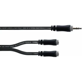 Příslušenství ke zvukové technice Cordial EY 0,3 WYY 0,3 m Audio kabel
