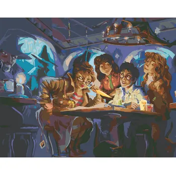 ZUTY Malování podle čísel - ROZHOVOR S HARRYM (HARRY POTTER) Rozměr: 40x50 cm, Rámování: bez rámu a bez vypnutí plátna