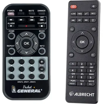 Dálkový ovladač ALBRECHT DR470, DR471, DR472 - dálkový ovladač duplikát