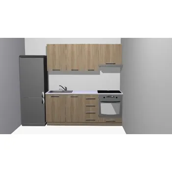 Kuchyňská linka Kuchyňská linka Rouve Sonoma / cement F385