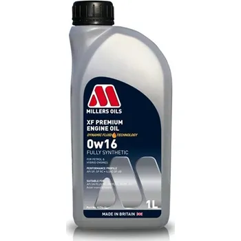 Motorový olej Millers Oils XF Premium 0W-16 1l plně syntetický motorový olej