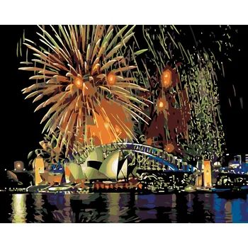 ZUTY Malování podle čísel - SYDNEY Rozměr: 40x50 cm, Rámování: bez rámu a bez vypnutí plátna