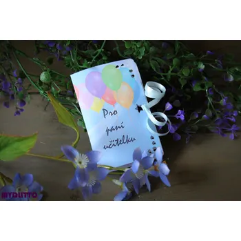 Mýdlo Mýdlové dárkové psaníčko - pro paní učitelku 20 g