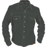 Pánská košile Warmpeace Thunder dark grey XXL
