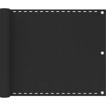 Slunečník Nábytek XL Balkónová zástěna HDPE 75x400 cm antracitová 42312