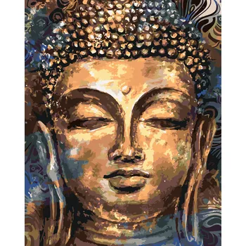 ZUTY Malování podle čísel - BUDDHA S ORNAMENTY Rozměr: 40x50 cm, Rámování: bez rámu a bez vypnutí plátna