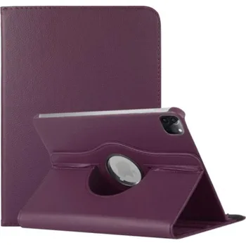 Pouzdro na mobilní telefon Otočné 360° ochranné pouzdro pro iPad Pro 12,9" (2018-2022) - fialové