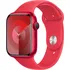 Chytré hodinky Apple Watch Series 9 45 mm, (PRODUCT)RED hliník s červeným sportovním řemínkem M/L