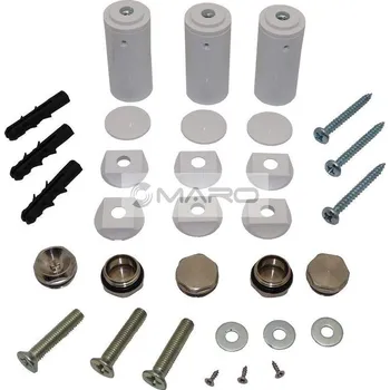 Radiátor Isan Sada montážní pro koupelnový radiátor ROLL rovný, O11GP020P30000-01