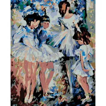 ZUTY Malování podle čísel - MALÉ BALETKY Rozměr: 40x50 cm, Rámování: vypnuté plátno na rám