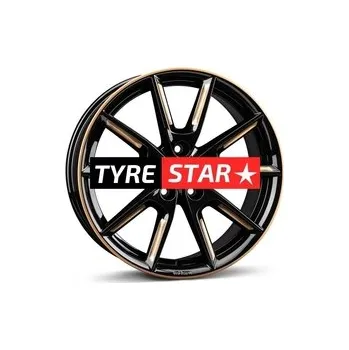 Alu kolo Borbet LX18 8x18 5x114.3 ET48 black glossy gold spoke rim