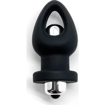 Anální kolík Woomy Orny Vibrating Silicone Plug Black
