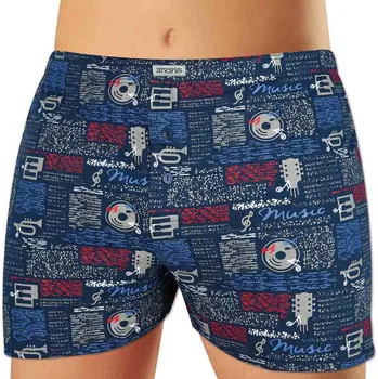 Trenýrky Andrie PS 5755 tmavě modré pánské trenýrky Barva: modrá tmavá, Velikost: 2XL