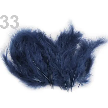 Pštrosí peří modrá delta č.15