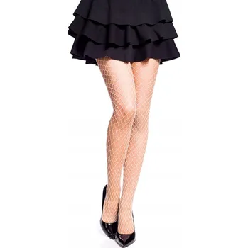 Dámské punčochy Punčocháče Romartex Isabella - velká oka (síťované kabaretky)