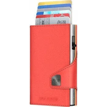 Peněženka Peněženka Tru Virtu Click & Slide ze slupek z Bio jablek Bio Apple Coral červená