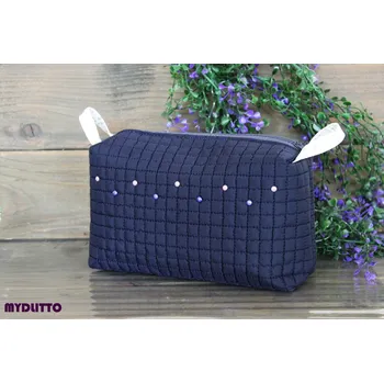 Kosmetická taška COFFRETO - kosmetická taštička prošívaná s perličkami