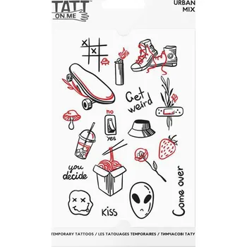 Odstranitelné tetování TATTonMe Voděodolné dočasné tetovačky Ve městě