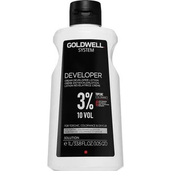 Barva na vlasy Goldwell System Developer aktivační emulze 3 % 10 vol. 1000 ml