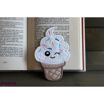 Záložka Záložka dětská - točená zmrzlina