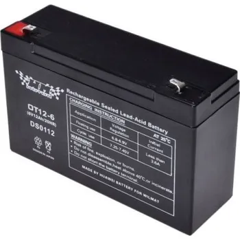 Elektrokoloběžka Gelová baterie do dětských autíček 6V 12Ah