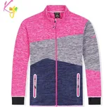 Dívčí flísová mikina KUGO FM9717, růžová