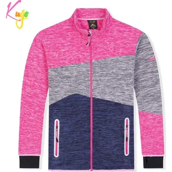 Dívčí mikina Dívčí flísová mikina KUGO FM9717, růžová